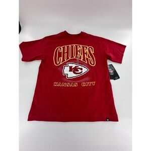 Kansas City Chiefs '47 Brand Black Heater Foundation TShirt Shirt NWT Size M